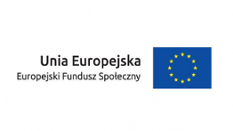 Logo działalności Unii Europejskiej - Europejskiego Funduszu Społecznego